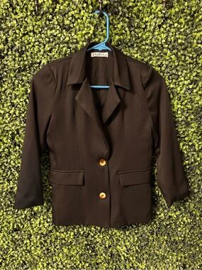 Women's Dark Brown Tailored Blazer Jacket